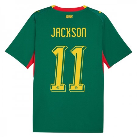 Jalkapallo Peliasut Senegal Jackson 11 Vieras Pelipaita MM-kisat 2026 Lyhythihainen