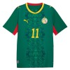 Jalkapallo Peliasut Senegal Jackson 11 Vieras Pelipaita MM-kisat 2026 Lyhythihainen