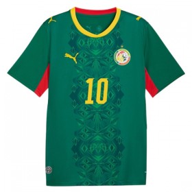 Jalkapallo Peliasut Senegal Mane 10 Vieras Pelipaita MM-kisat 2026 Lyhythihainen