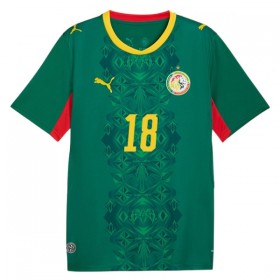 Jalkapallo Peliasut Senegal Sarr 18 Vieras Pelipaita MM-kisat 2026 Lyhythihainen