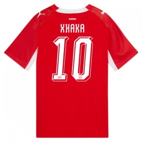 Jalkapallo Peliasut Sveitsi Granit Xhaka 10 Koti Pelipaita MM-kisat 2026 Lyhythihainen