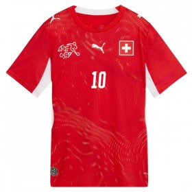 Jalkapallo Peliasut Sveitsi Granit Xhaka 10 Koti Pelipaita MM-kisat 2026 Lyhythihainen
