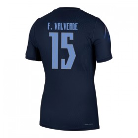 Jalkapallo Peliasut Uruguay Federico Valverde 15 Vieras Pelipaita MM-kisat 2026 Lyhythihainen