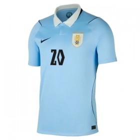 Jalkapallo Peliasut Uruguay Maximiliano Araujo 20 Koti Pelipaita MM-kisat 2026 Lyhythihainen