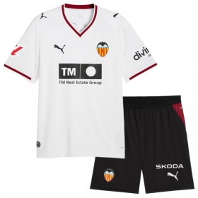 Jalkapallo Peliasut Valencia CF Lasten Koti Pelipaita 2026-27 Lyhythihainen
