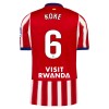 Jalkapallo Peliasut Atlético Madrid Koke 6 Koti Pelipaita 2026-27 Lyhythihainen