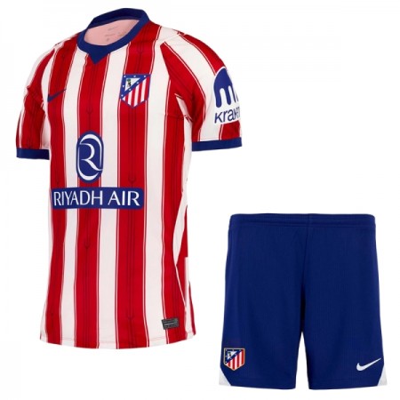 Jalkapallo Peliasut Atlético Madrid Lasten Koti Pelipaita 2026-27 Lyhythihainen Jalkapallo Peliasut Atlético Madrid Lasten Koti Pelipaita 2026-27 Lyhythihainen