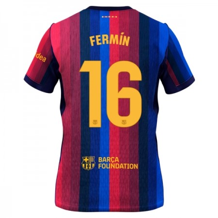 Jalkapallo Peliasut FC Barcelona Fermin 16 Koti Pelipaita 2026-27 Lyhythihainen