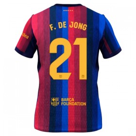 Jalkapallo Peliasut FC Barcelona Frenkie de Jong 21 Koti Pelipaita 2026-27 Lyhythihainen