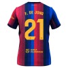 Jalkapallo Peliasut FC Barcelona Frenkie de Jong 21 Lasten Koti Pelipaita 2026-27 Lyhythihainen
