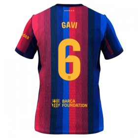 Jalkapallo Peliasut FC Barcelona Gavi 6 Koti Pelipaita 2026-27 Lyhythihainen
