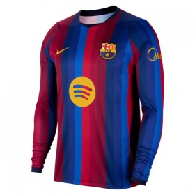 Jalkapallo Peliasut FC Barcelona Koti Pelipaita 2026-27 Pitkähihainen