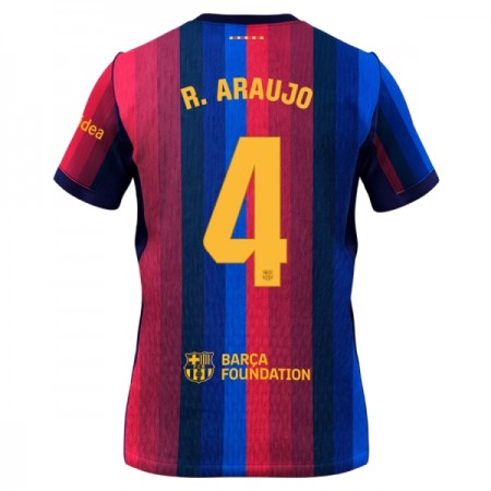 Jalkapallo Peliasut FC Barcelona R. Araujo 4 Koti Pelipaita 2026-27 Lyhythihainen