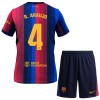 Jalkapallo Peliasut FC Barcelona R. Araujo 4 Lasten Koti Pelipaita 2026-27 Lyhythihainen