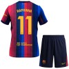 Jalkapallo Peliasut FC Barcelona Raphinha 11 Lasten Koti Pelipaita 2026-27 Lyhythihainen Jalkapallo Peliasut FC Barcelona Raphinha 11 Lasten Koti Pelipaita 2026-27 Lyhythihainen
