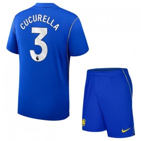 Jalkapallo Peliasut Chelsea Cucurella 3 Lasten Koti Pelipaita 2026-27 Lyhythihainen