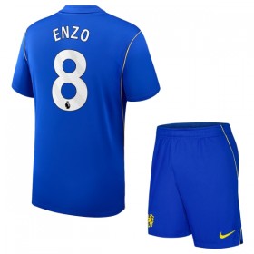 Jalkapallo Peliasut Chelsea Enzo 8 Lasten Koti Pelipaita 2026-27 Lyhythihainen