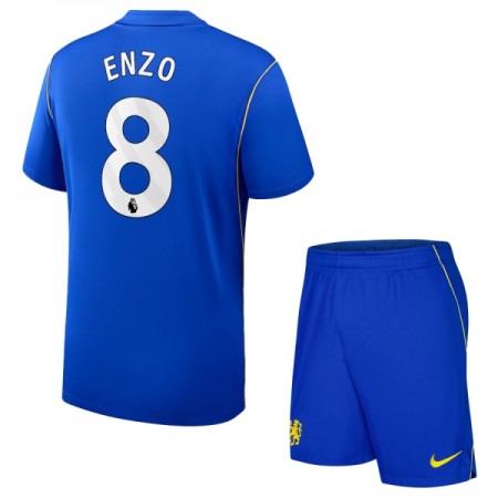 Jalkapallo Peliasut Chelsea Enzo 8 Lasten Koti Pelipaita 2026-27 Lyhythihainen