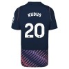 Jalkapallo Peliasut Tottenham Hotspur Kudus 20 Vieras Pelipaita 2026-27 Lyhythihainen Jalkapallo Peliasut Tottenham Hotspur Kudus 20 Vieras Pelipaita 2026-27 Lyhythihainen