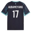 Jalkapallo Peliasut Olympique de Marseille Aubameyang 17 Vieras Pelipaita 2026-27 Lyhythihainen Jalkapallo Peliasut Olympique de Marseille Aubameyang 17 Vieras Pelipaita 2026-27 Lyhythihainen
