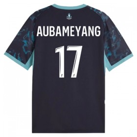 Jalkapallo Peliasut Olympique de Marseille Aubameyang 17 Vieras Pelipaita 2026-27 Lyhythihainen