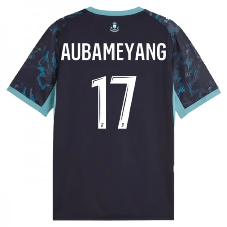 Jalkapallo Peliasut Olympique de Marseille Aubameyang 17 Vieras Pelipaita 2026-27 Lyhythihainen Jalkapallo Peliasut Olympique de Marseille Aubameyang 17 Vieras Pelipaita 2026-27 Lyhythihainen