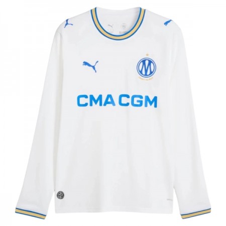 Jalkapallo Peliasut Olympique de Marseille Koti Pelipaita 2026-27 Pitkähihainen