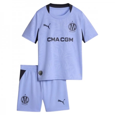 Jalkapallo Peliasut Olympique de Marseille Lasten Kolmas Pelipaita 2026-27 Lyhythihainen