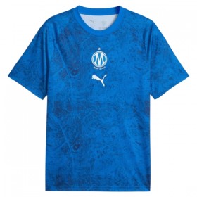 Jalkapallo Peliasut Olympique de Marseille Pre-Match 2026-27 Sininen Lyhythihainen