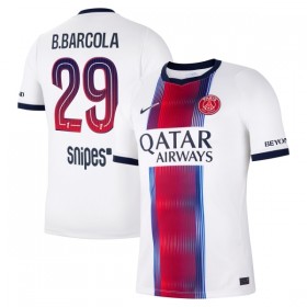 Jalkapallo Peliasut Paris Saint-Germain Bradley Barcola 29 Vieras Pelipaita 2026-27 Lyhythihainen