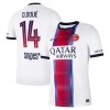 Jalkapallo Peliasut Paris Saint-Germain Desire Doue 14 Vieras Pelipaita 2026-27 Lyhythihainen Jalkapallo Peliasut Paris Saint-Germain Desire Doue 14 Vieras Pelipaita 2026-27 Lyhythihainen