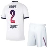 Jalkapallo Peliasut Paris Saint-Germain Hakimi 2 Lasten Vieras Pelipaita 2026-27 Lyhythihainen