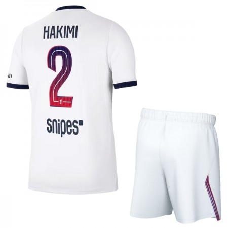 Jalkapallo Peliasut Paris Saint-Germain Hakimi 2 Lasten Vieras Pelipaita 2026-27 Lyhythihainen