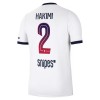 Jalkapallo Peliasut Paris Saint-Germain Hakimi 2 Vieras Pelipaita 2026-27 Lyhythihainen