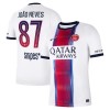 Jalkapallo Peliasut Paris Saint-Germain Joao Neves 87 Vieras Pelipaita 2026-27 Lyhythihainen
