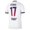 Jalkapallo Peliasut Paris Saint-Germain Vitinha 17 Vieras Pelipaita 2026-27 Lyhythihainen
