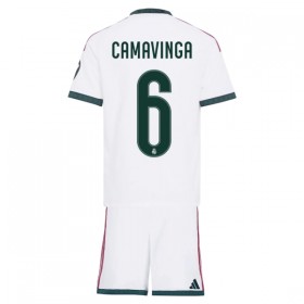 Jalkapallo Peliasut Real Madrid Camavinga 6 Lasten Koti Pelipaita 2026-27 Lyhythihainen