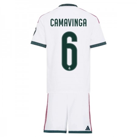 Jalkapallo Peliasut Real Madrid Camavinga 6 Lasten Koti Pelipaita 2026-27 Lyhythihainen