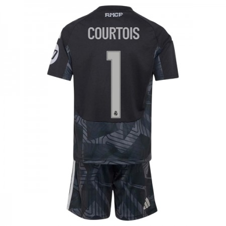 Jalkapallo Peliasut Real Madrid Courtois 1 Maalivahti Lasten Koti Pelipaita 2026-27 Lyhythihainen Jalkapallo Peliasut Real Madrid Courtois 1 Maalivahti Lasten Koti Pelipaita 2026-27 Lyhythihainen