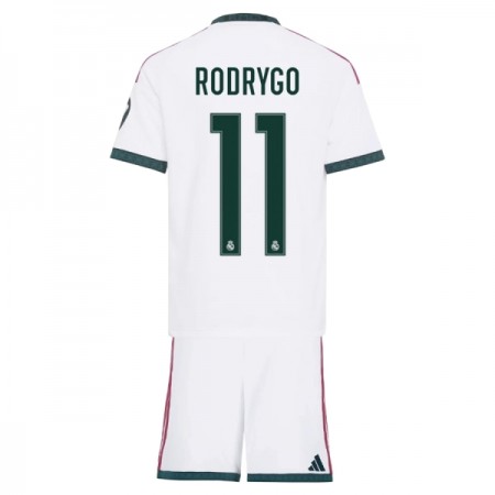 Jalkapallo Peliasut Real Madrid Rodrygo 11 Lasten Koti Pelipaita 2026-27 Lyhythihainen