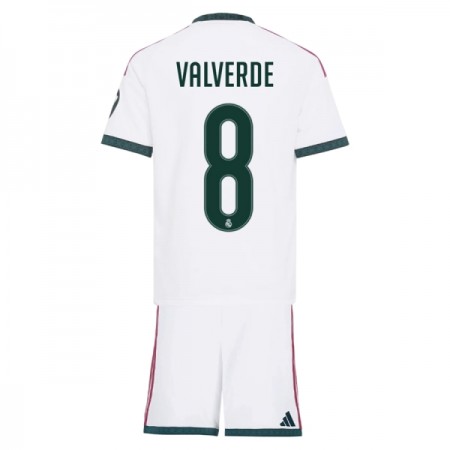 Jalkapallo Peliasut Real Madrid Valverde 8 Lasten Koti Pelipaita 2026-27 Lyhythihainen