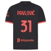 Jalkapallo Peliasut AC Milan Pavlovic 31 Kolmas Pelipaita 2026-27 Lyhythihainen