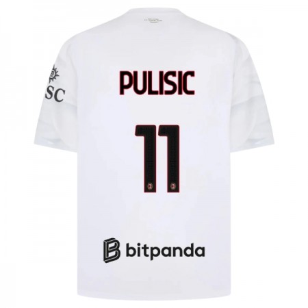 Jalkapallo Peliasut AC Milan Pulisic 11 Vieras Pelipaita 2026-27 Lyhythihainen