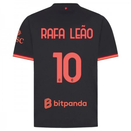 Jalkapallo Peliasut AC Milan Rafael Leao 10 Kolmas Pelipaita 2026-27 Lyhythihainen