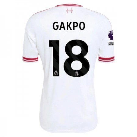 Jalkapallo Peliasut Liverpool Gakpo 18 Vieras Pelipaita 2026-27 Lyhythihainen