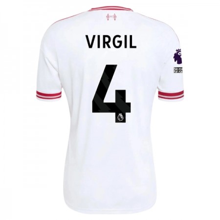 Jalkapallo Peliasut Liverpool Virgil 4 Vieras Pelipaita 2026-27 Lyhythihainen
