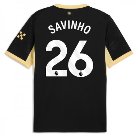 Jalkapallo Peliasut Manchester City Savinho 26 Vieras Pelipaita 2026-27 Lyhythihainen Jalkapallo Peliasut Manchester City Savinho 26 Vieras Pelipaita 2026-27 Lyhythihainen