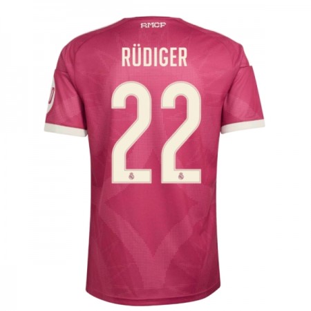 Jalkapallo Peliasut Real Madrid Rudiger 22 Kolmas Pelipaita 2026-27 Lyhythihainen