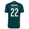 Jalkapallo Peliasut Real Madrid Rudiger 22 Vieras Pelipaita 2026-27 Lyhythihainen
