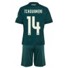 Jalkapallo Peliasut Real Madrid Tchouameni 14 Lasten Vieras Pelipaita 2026-27 Lyhythihainen Jalkapallo Peliasut Real Madrid Tchouameni 14 Lasten Vieras Pelipaita 2026-27 Lyhythihainen